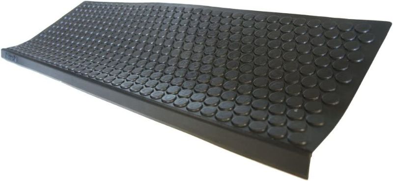 Photo 2 of  Coin-Grip Non-Slip Rubber Tread Stair Mats (5 Pack)
