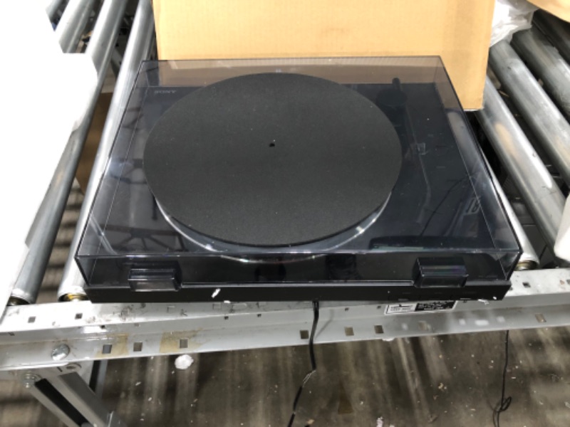 Photo 1 of Sony Fully Automatic Belt-Drive Wireless Stereo Turntable - Plays 33 1/3 and 45 RPM Vinyl Records - Bluetooth - USB Output - Black