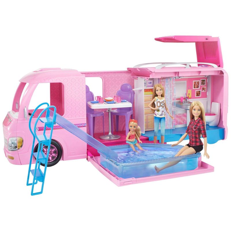 Photo 1 of Barbie DreamCamper Adventure Camping Playset with Accessories
