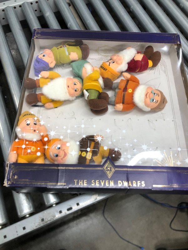 Photo 2 of Disney Just Play Treasures from The Vault – Seven Dwarves Plush Basic, Ages 3 Up, Multi-Color
