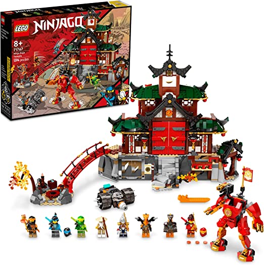 Photo 1 of DAMAGED ITEM
LEGO Ninjago Ninja Dojo Temple 71767 Building Toy Set for Kids, Boys, and Girls Ages 8+ (1,394 Pieces)
