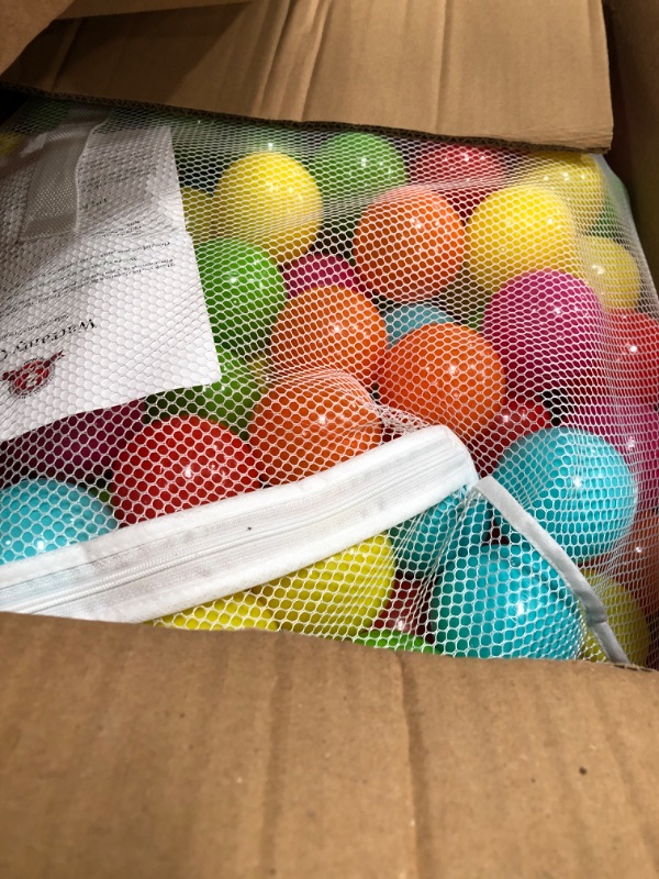 Photo 2 of BalanceFrom 23Inch Phthalate Free BPA Free NonToxic crush Proof Play Balls Pit Balls 6 Bright col