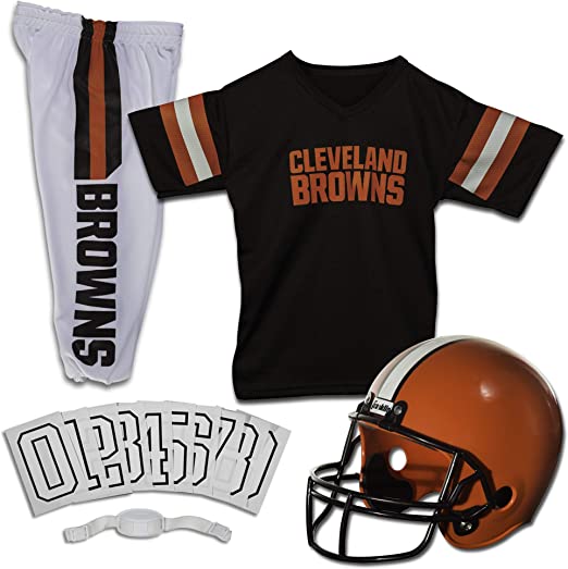Photo 1 of Franklin Sports NFL Kids Football Uniform Set - NFL Youth Football Costume for Boys & Girls - Set Includes Helmet, Jersey & Pants
size large 