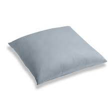 Photo 1 of 16"Simple Floor Pillow in Classic Linen - BLUE