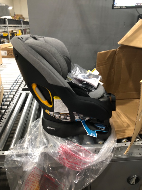 Photo 1 of Baby Jogger City Turn Rotating Convertible Car Seat | Unique Turning Car Seat Rotates for Easy in and Out, Onyx Black