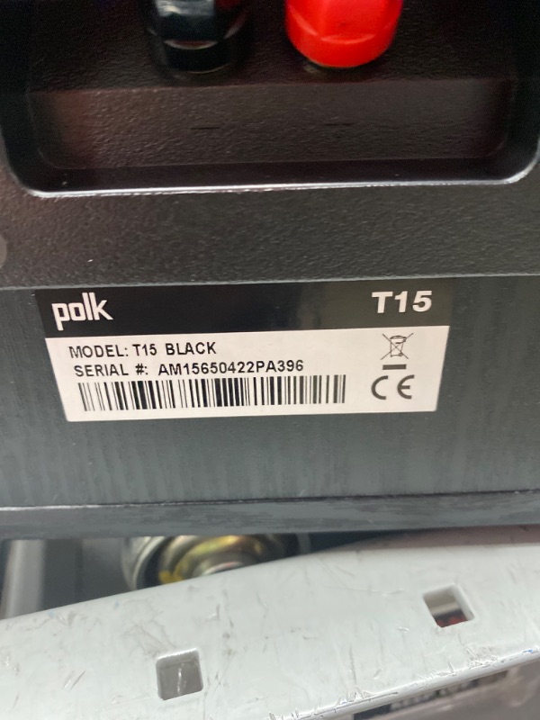 Photo 5 of Polk Audio T15 Bookshelf Speakers Pair Black