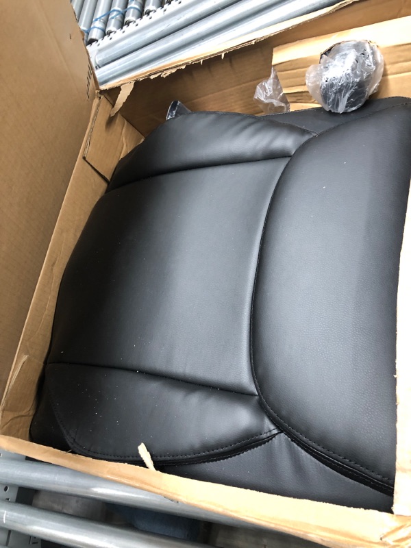 Photo 1 of Amazon Basics Classic Puresoft Padded Mid-Back Office Computer Desk Chair with Armrest - Black
