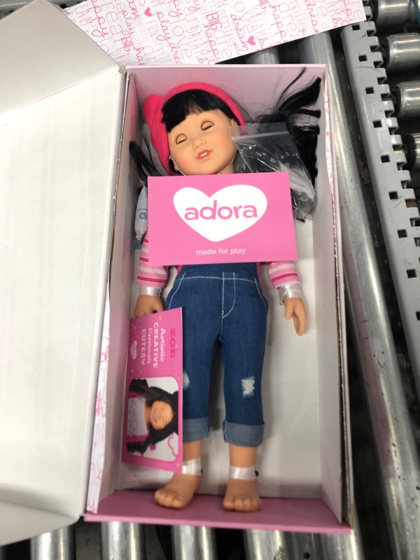 Photo 1 of Adora 18-inch Doll, Amazing Girls Cool Cat Zoe (Amazon Exclusive)
