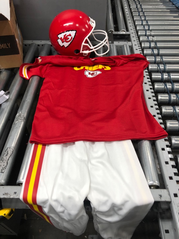 Photo 1 of Franklin Sports NFL Kids Football Uniform Set - NFL Youth Football Costume for Boys & Girls - Set Includes Helmet, Jersey & Pants size large

