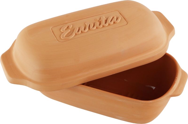 Photo 2 of 99700 2 Qt. Eurita Clay Loaf Pan with Lid
