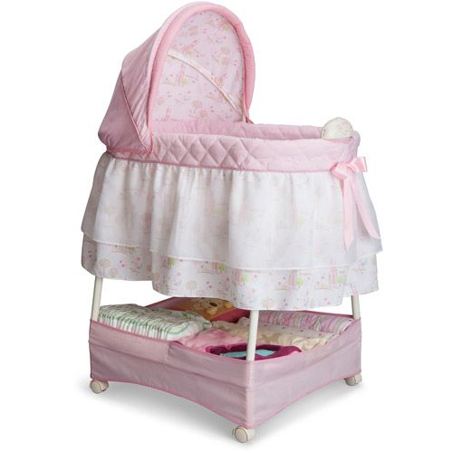 Photo 1 of Delta Children Disney Gliding Bassinet Pink Princess
