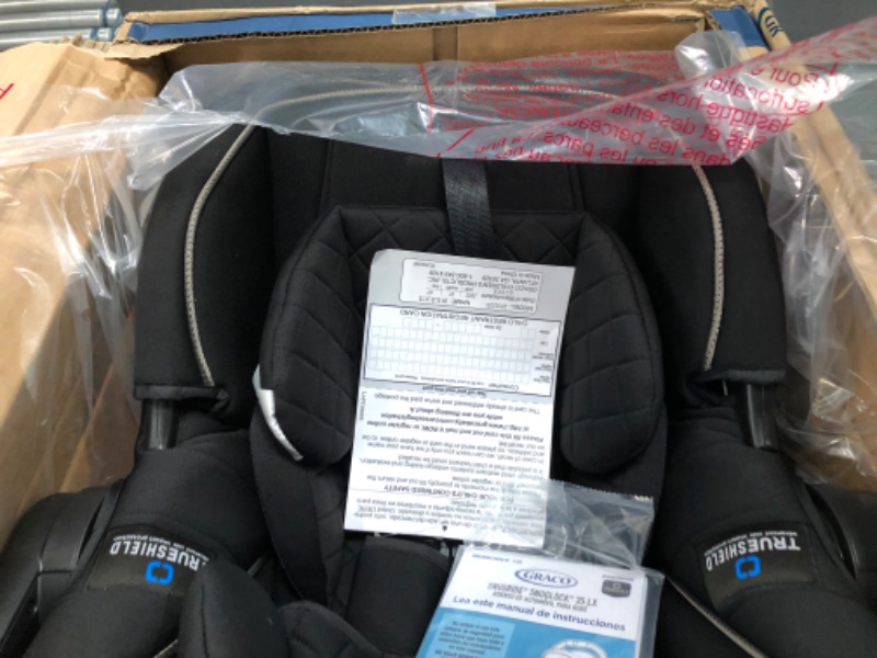 Photo 2 of **opened**
Graco SnugRide SnugLock 35 LX Featuring TrueShield Technology, Ion Black