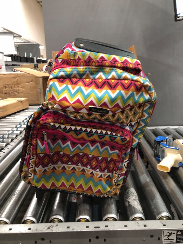Photo 1 of **view photos**
Rockland Unisex Luggage 17" Rolling Backpack R01 Tribal
