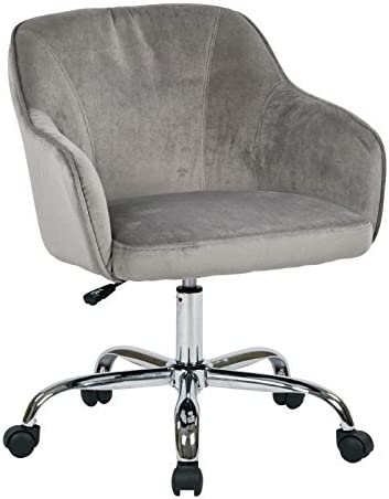 Photo 1 of  Home Furnishings Bristol Chrome Base Upholstered Task Chair, Charcoal