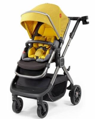 Photo 1 of Diono Quantum 2 Full Size Stroller in Yellow Sulphur Linear
