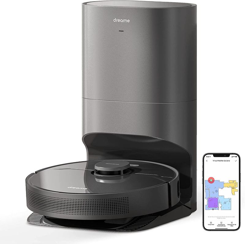 Photo 1 of Dreametech Z10 Pro Robot Vacuum, Robot Vacuum Self Emptying for up to 65 Days, 4000 Pa Suction Power & Smart Mapping, Wi-Fi Connected, Robot Vacuum and Mop Combo Compatible with Alexa
