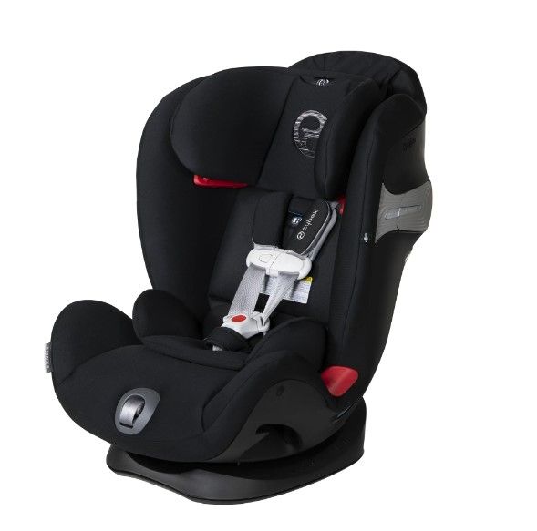 Photo 1 of Cybex Eternis S All-in-One Booster Car Seat, Solid Print Lavastone Black
