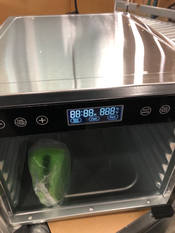 Photo 1 of Electric Countertop Food Dehydrator Machine - 600-Watt Premium Multi-Tier Meat Beef Jerky Maker Fruit/Vegetable Dryer w/ 6 Stainless Steel Trays, Digital Timer, Temperature Control - NutriChef
