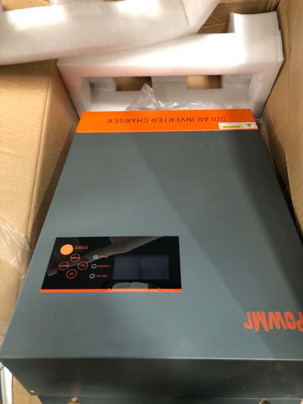 Photo 2 of 5500W Hybrid Solar Inverter 48V DC to 220V-230V AC Pure Sine Wave Off Grid Power Inverter with 80a MPPT Solar Charger Controller Support in Parallel 9 Inverters and Running Without Battery 5.5KW/220V/80A MPPT/Support Parallel