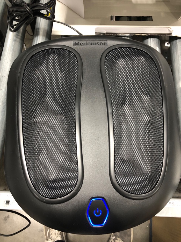 Photo 2 of Medcursor Shiatsu Foot Massager with Built-in Soothing Heat Function, Electric Deep Kneading Foot Massage Machine, Muscle Pain Relief, Home and Office
