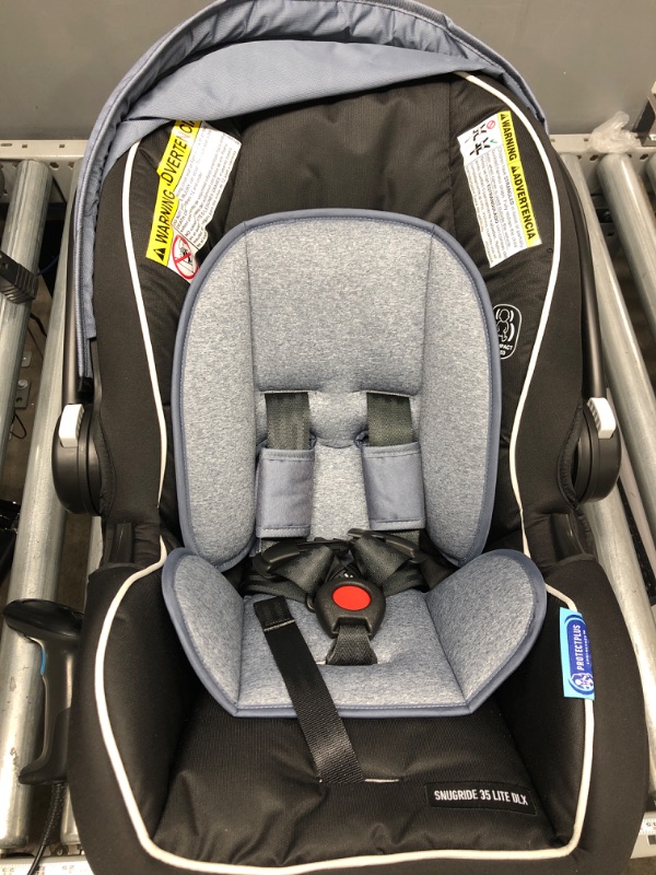 Photo 2 of Graco Modes Pramette Travel System, Includes Baby Stroller with True Pram Mode, Reversible Seat, One Hand Fold, Extra Storage, Child Tray and SnugRide 35 Infant Car Seat, Ellington Pramette Ellington