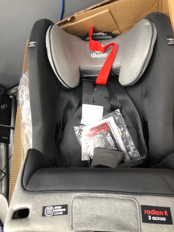 Photo 2 of Diono Radian 3RXT Safe+, 4-in-1 Convertible Car Seat, Rear and Forward Facing, Safe Plus Engineering, 3 Stage Infant Protection, 10 Years 1 Car Seat,
