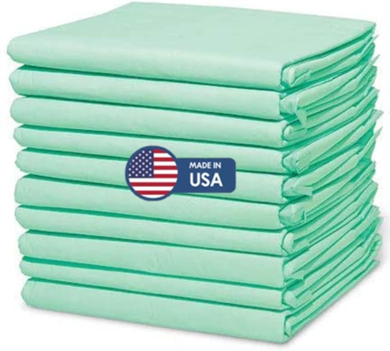 Photo 1 of 100 Wave Dog Training Puppy Pads, 30 x 30 Large Heavy Absorbency Waterproof Pee Pads, Absorbs Urine, Pee, Liquids, Disposable Bed Pads for Adults, Overnight Protection, Mattress Pads for Incontinence
