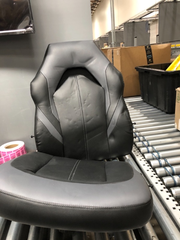 Photo 1 of used** not functional**parts only**black gaming chair 
