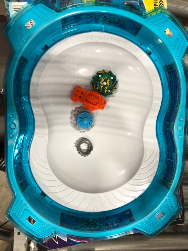 Photo 2 of Beyblade Burst Rise Hypersphere Vertical Drop Battle Set