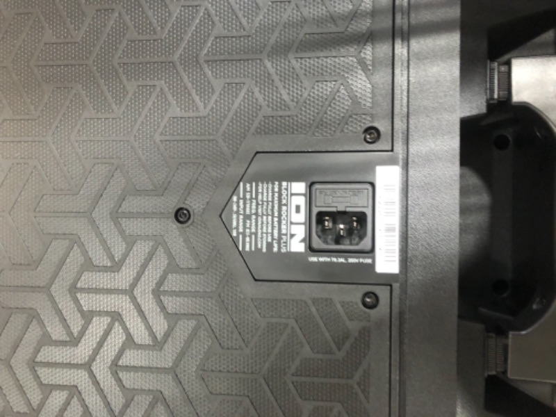 Photo 1 of Ion Audio Block Rocker Plus 100W Portable Speaker, Battery Powered with Bluetooth, Microphone & Cable, Am