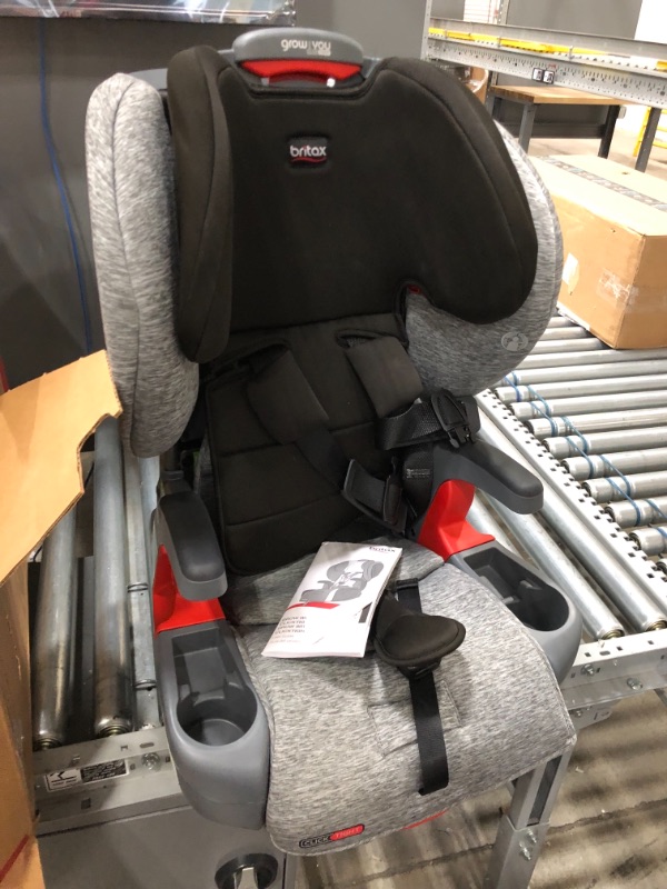 Photo 2 of Britax Grow with You ClickTight Harness-2-Booster Car Seat, Spark - Premium, Soft Knit Fabric