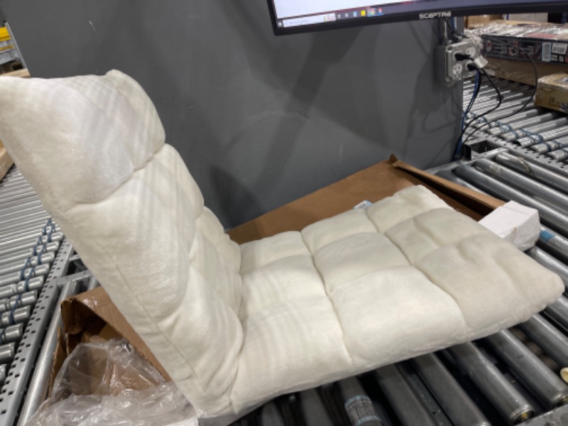 Photo 1 of 18"x40" cream colored folding cushion seat