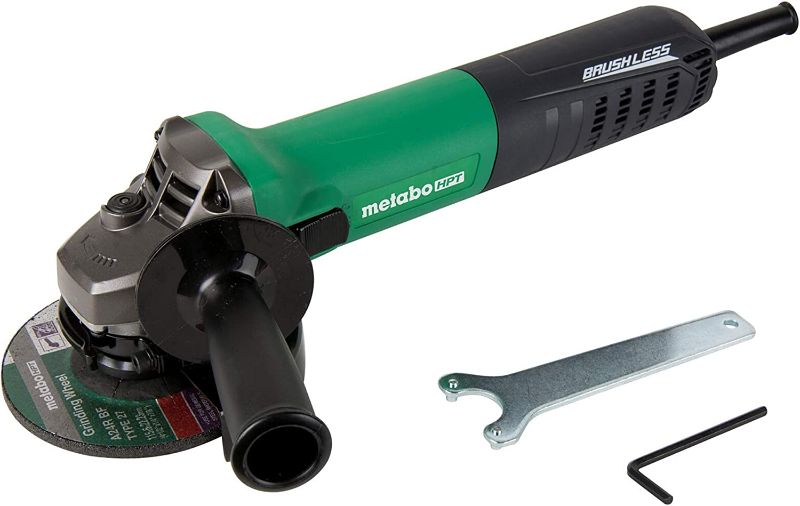 Photo 1 of **PARTS ONLY** Metabo HPT Angle Grinder | 4-1/2-Inch | AC Brushless | Variable Speed | 12-Amp Motor | 2,800 - 10,000 Rpm | 1,300W | Slide Switch W/ Trigger Lock-On | 1-Year Warranty | G12VE
