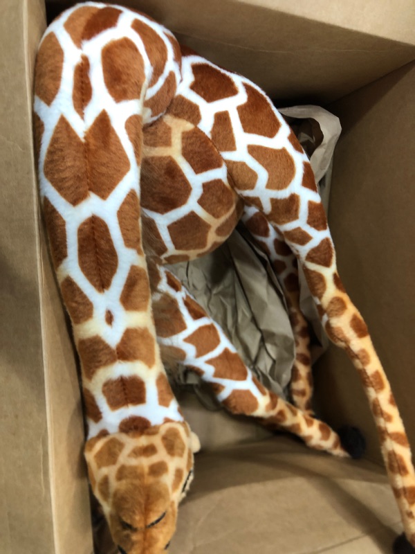 Photo 2 of BRINJOY Giant Giraffe Stuffed Animal Set, 47 Inch Large Plush Giraffe Toy 