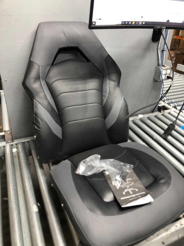 Photo 1 of RIMIKING Bonded Leather Racing Ergonomic Gaming Chair with Adjustable Height
