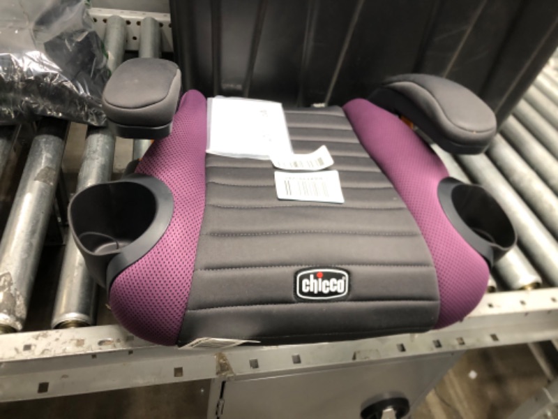 Photo 3 of Chicco GoFit Backless Booster Car Seat - Grape