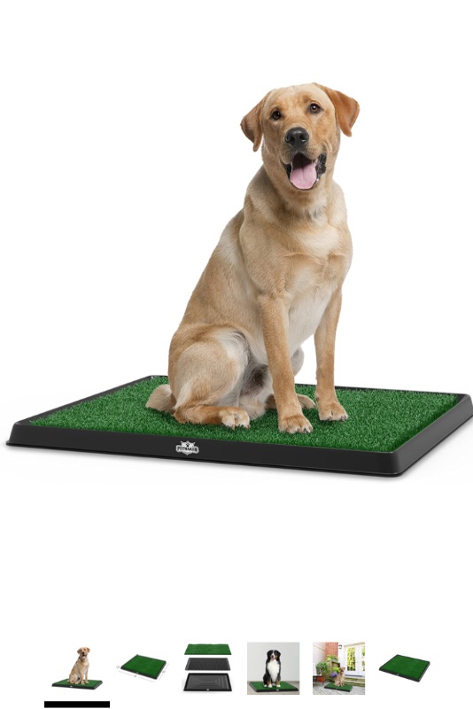 Photo 1 of 
PETMAKER Artificial Grass Puppy Pad for Dogs and Small Pets Collection – Portable Training Pad with Tray – Dog Housebreaking Supplies