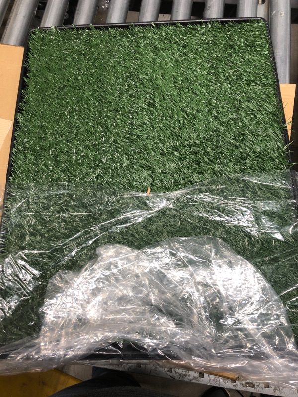 Photo 2 of 
PETMAKER Artificial Grass Puppy Pad for Dogs and Small Pets Collection – Portable Training Pad with Tray – Dog Housebreaking Supplies