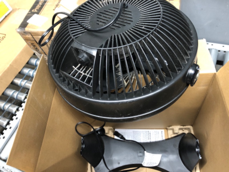 Photo 3 of 12 in. 3 Speed Whole Room Circulator Floor Fan