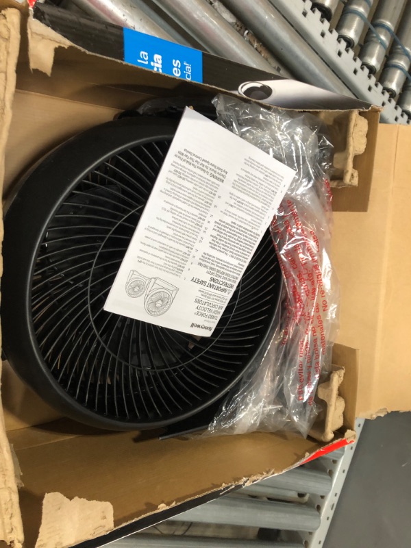 Photo 4 of 12 in. 3 Speed Whole Room Circulator Floor Fan