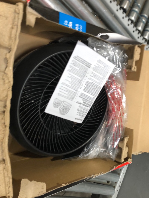 Photo 2 of 12 in. 3 Speed Whole Room Circulator Floor Fan