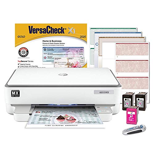 Photo 2 of VersaCheck 6055 MX MICR Check Printer and VersaCheck Gold Bundle, White
