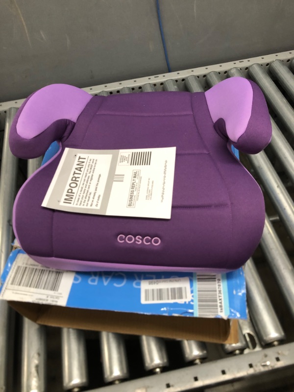 Photo 2 of Cosco Topside Child Safe Belt Positioned Backless Booster Car Seat, Purple Grape