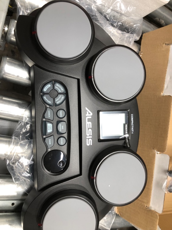 Photo 2 of Alesis CompactKit 4: 4-Pad Portable Tabletop Drum Kit