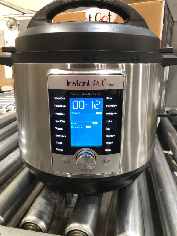 Photo 2 of Instant Pot Ultra 8 Qt 10-in-1 Multi- Use Programmable Pressure Cooker, Slow Cooker, Rice Cooker, Yogurt Maker, Cake Maker, Egg Cooker, Sauté, Steamer, Warmer, and Sterilizer