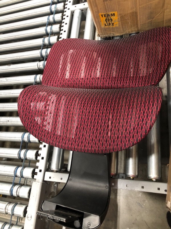 Photo 1 of Ergonomic Mesh Office Chair, Red and Black