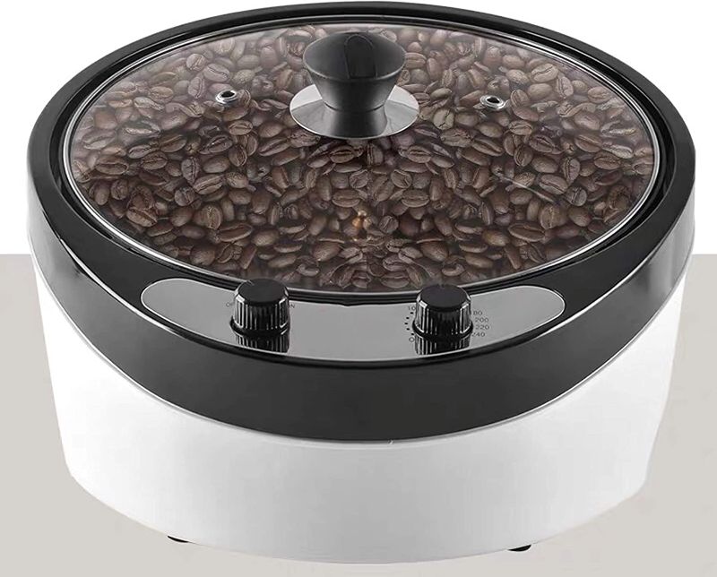 Photo 1 of Electric Coffee Roaster Machine, 0-240? Household Roasting Machine 1000G Coffee Bean Roasting Baking Machine For Coffee Shop and Home Use, Popcorn, Peanuts, Chestnut Sunflower Seed Roaster?110V
