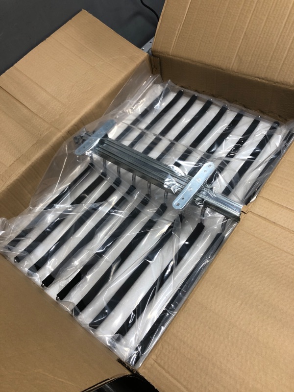 Photo 2 of SIGOEI Pull Out Pants Rack 18 Arm Suit Pants Rack Wardrobe Pull Out Pants Rack Clothes Organizer for Space Saving and Storage 26.4x18.4x4.7 inches (Double Row)
