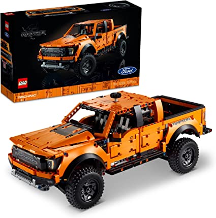Photo 1 of LEGO Technic Ford F-150 Raptor 42126 Model Building Kit; Enjoy an Immersive Build Recreating The Features and Functions of The Powerful Ford F-150 Raptor Pickup Truck (1,379 Pieces)
