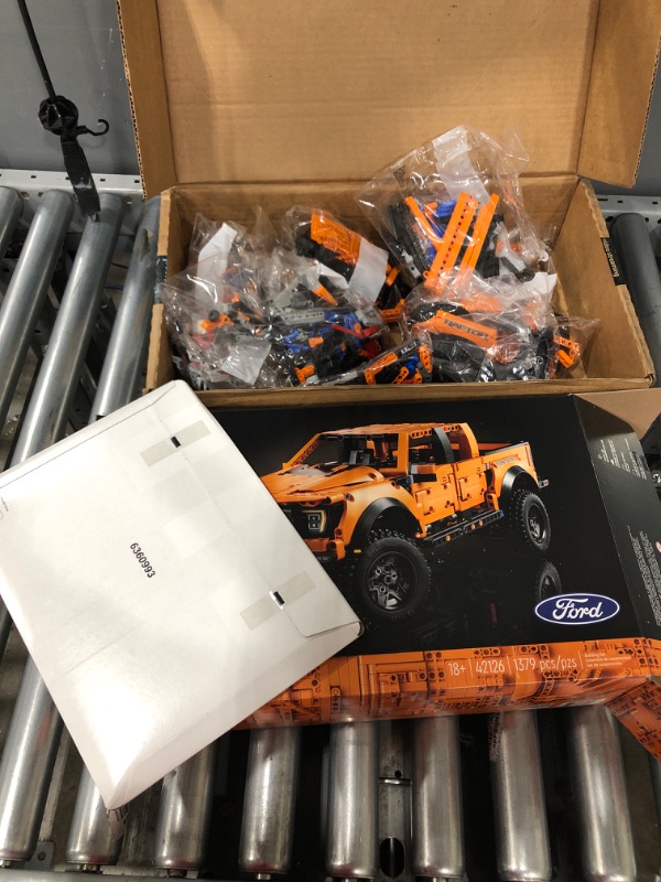Photo 2 of LEGO Technic Ford F-150 Raptor 42126 Model Building Kit; Enjoy an Immersive Build Recreating The Features and Functions of The Powerful Ford F-150 Raptor Pickup Truck (1,379 Pieces)

